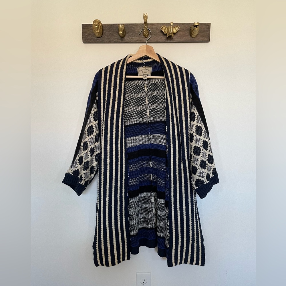Lucky Brand Patterned Cardigan Sweater